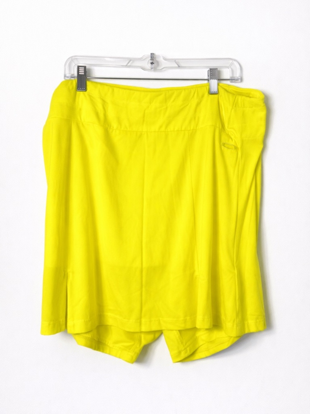 Oakley Womens Golf Skort Neon Yellow Large 3-in-1 Athletic Skirt/Short Set XL